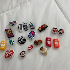 Fast Food Themed Shoe Charms